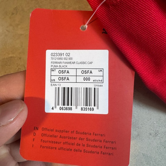 Puma Ferrari Team Cap / Red / R - Picture 3 of 12